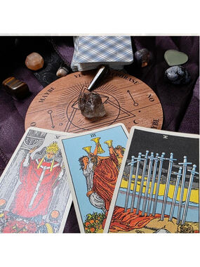 Venerable 1971 Rider Tarot Deck — Rare Blue Plaid Backs — Authentic Swiss-Print